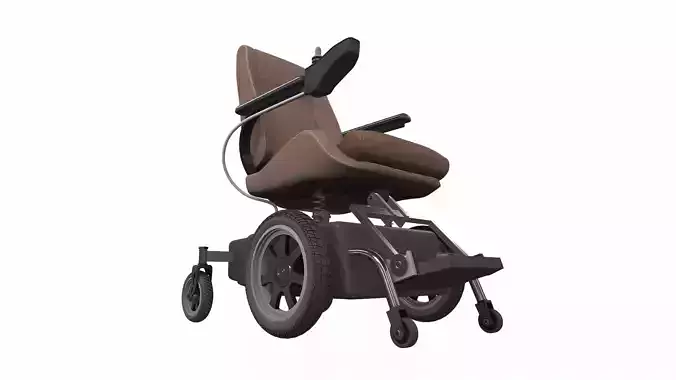 Electric wheelchair 5 3D model