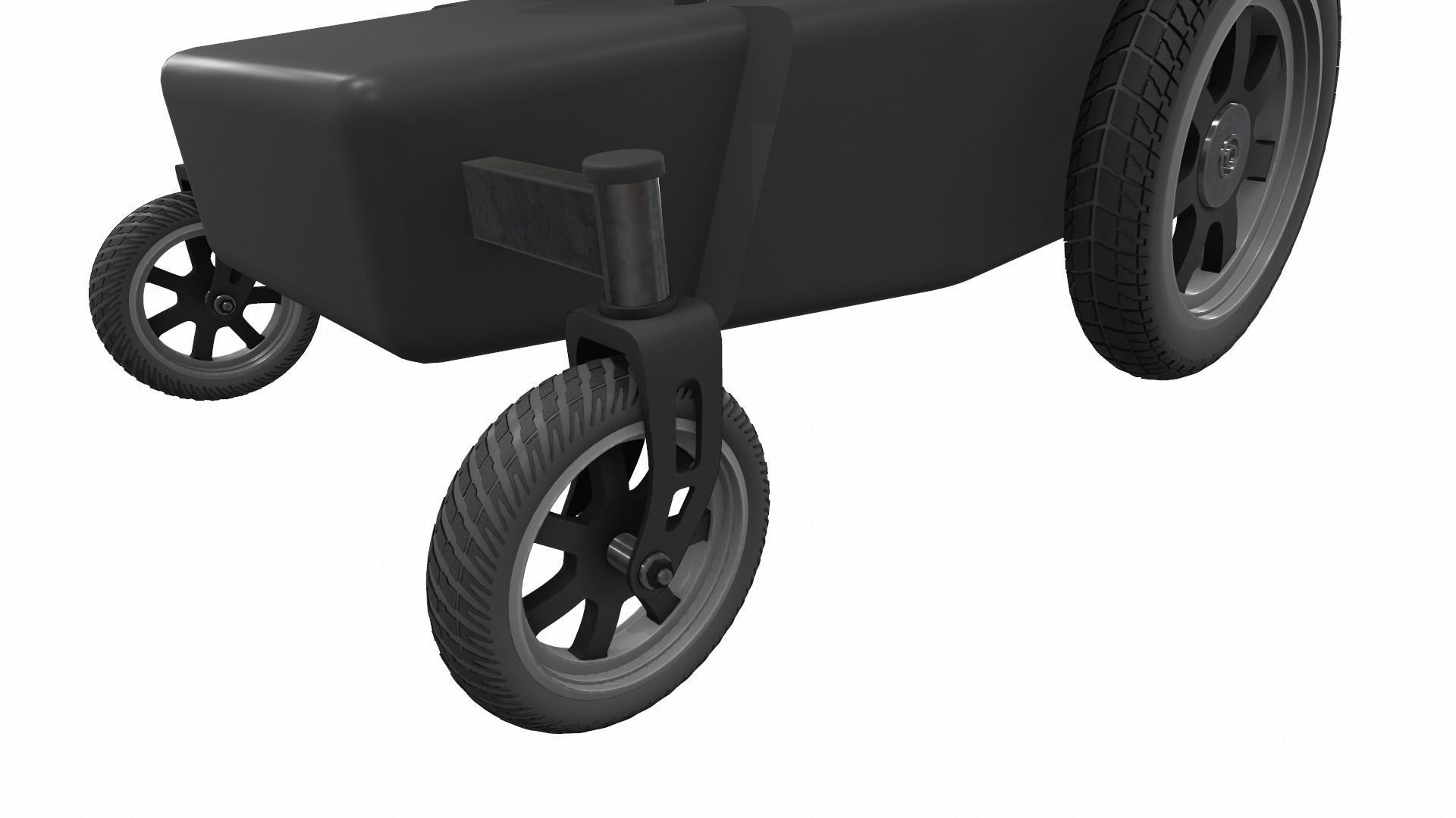 Electric wheelchair 5 3D model_7