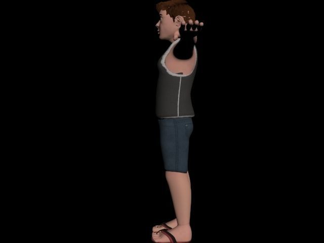 little kid 3D model_1
