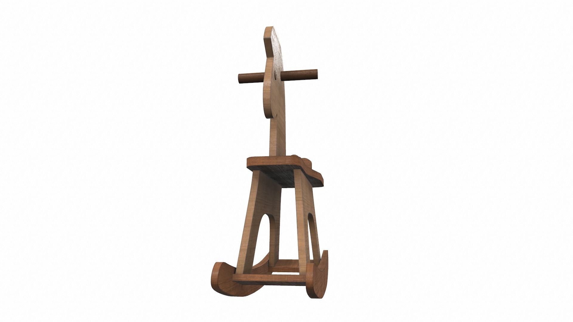 Rocking horse 2 3D model_2