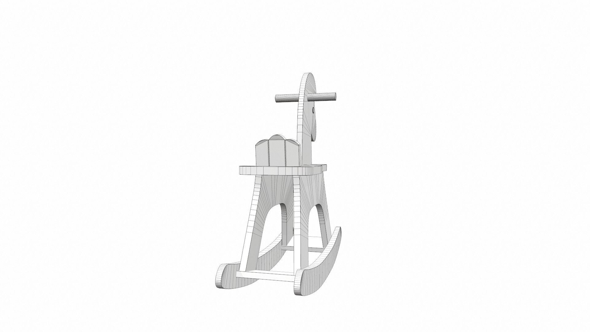 Rocking horse 2 3D model_8