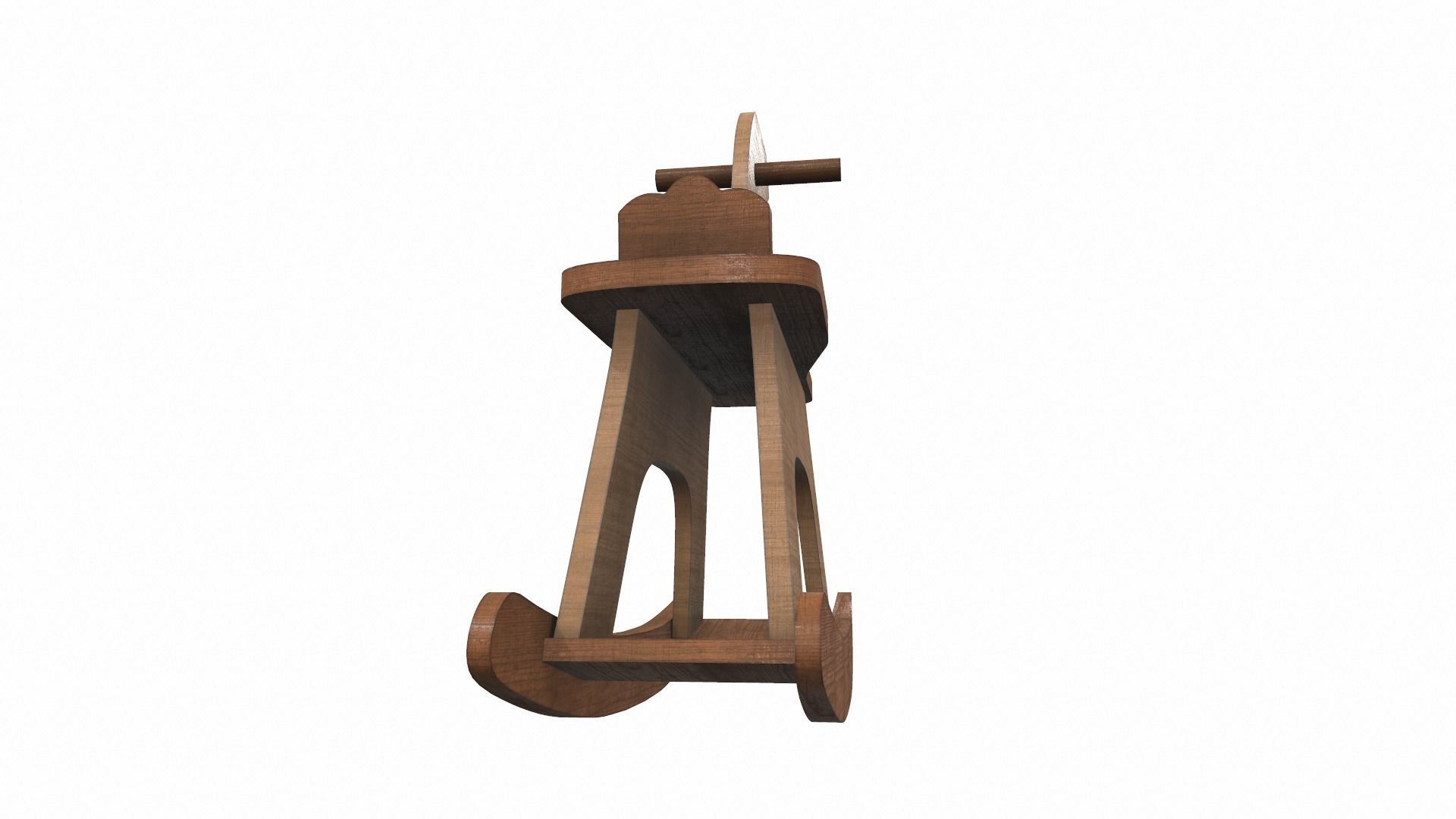 Rocking horse 2 3D model_3