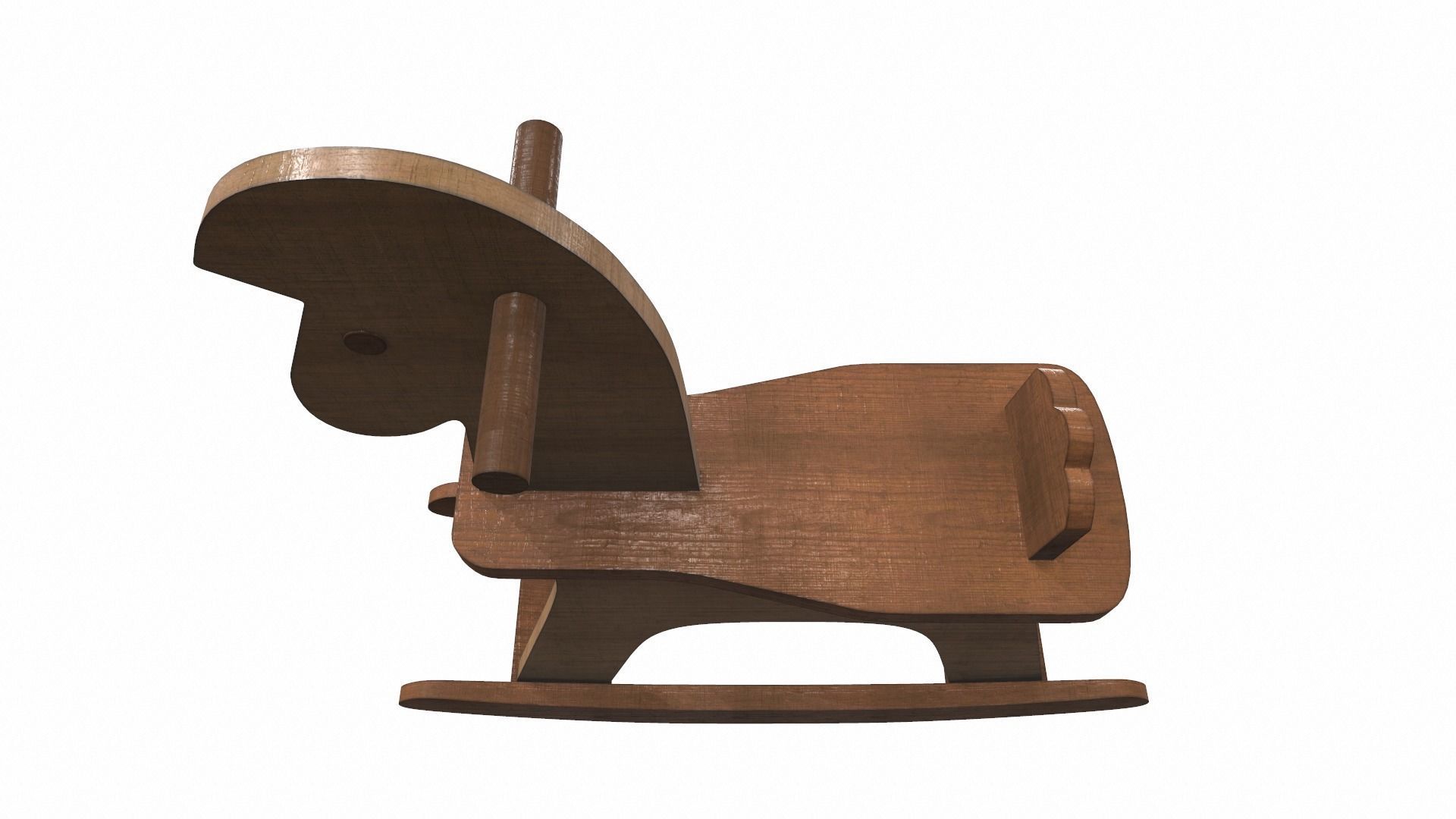 Rocking horse 2 3D model_4