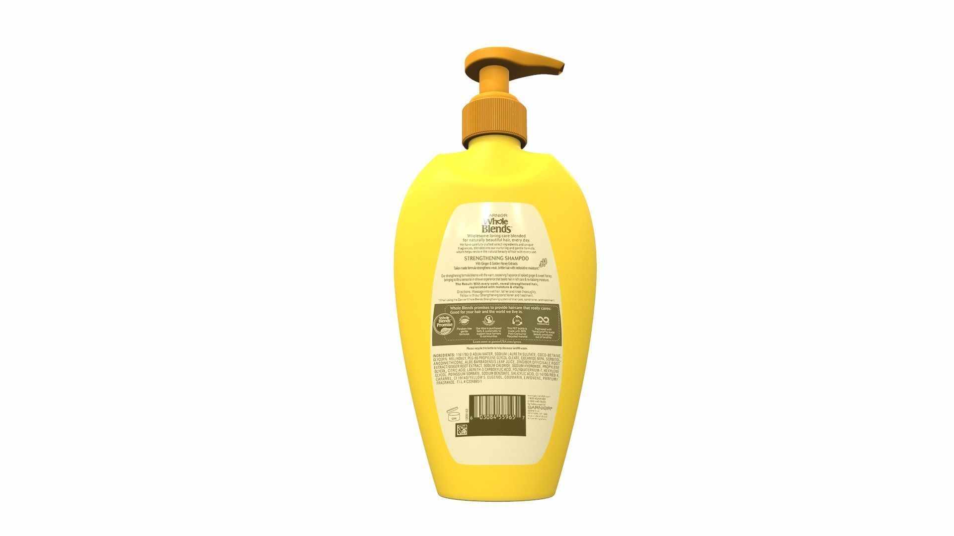 Shampoo whole honey 3D model_3