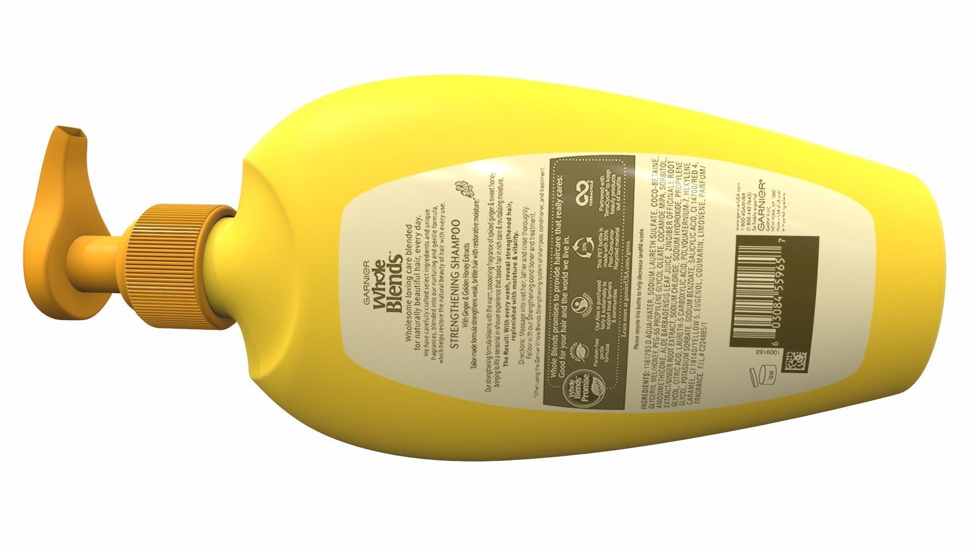 Shampoo whole honey 3D model_8