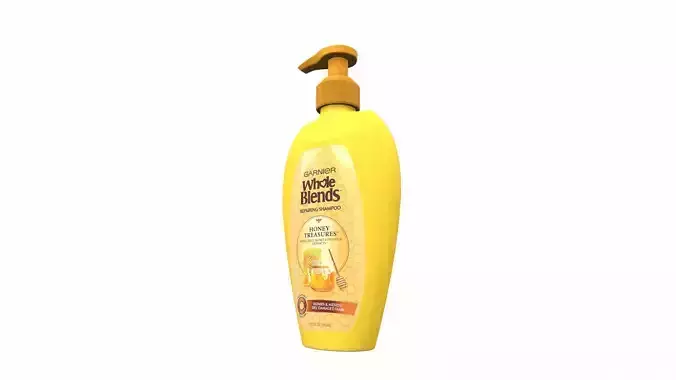 Shampoo whole honey 3D model Shampoo whole honey 3D model