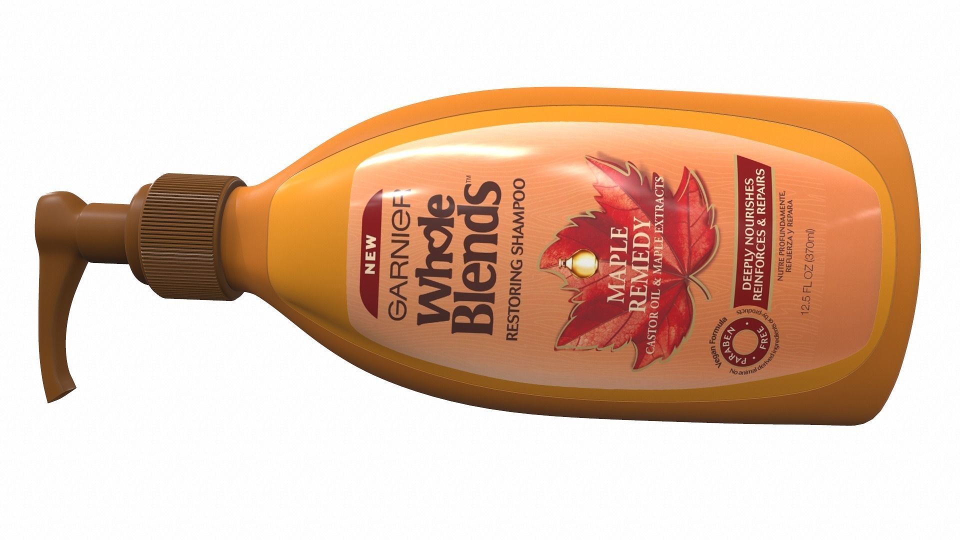 Shampoo whole maple 3D model_7