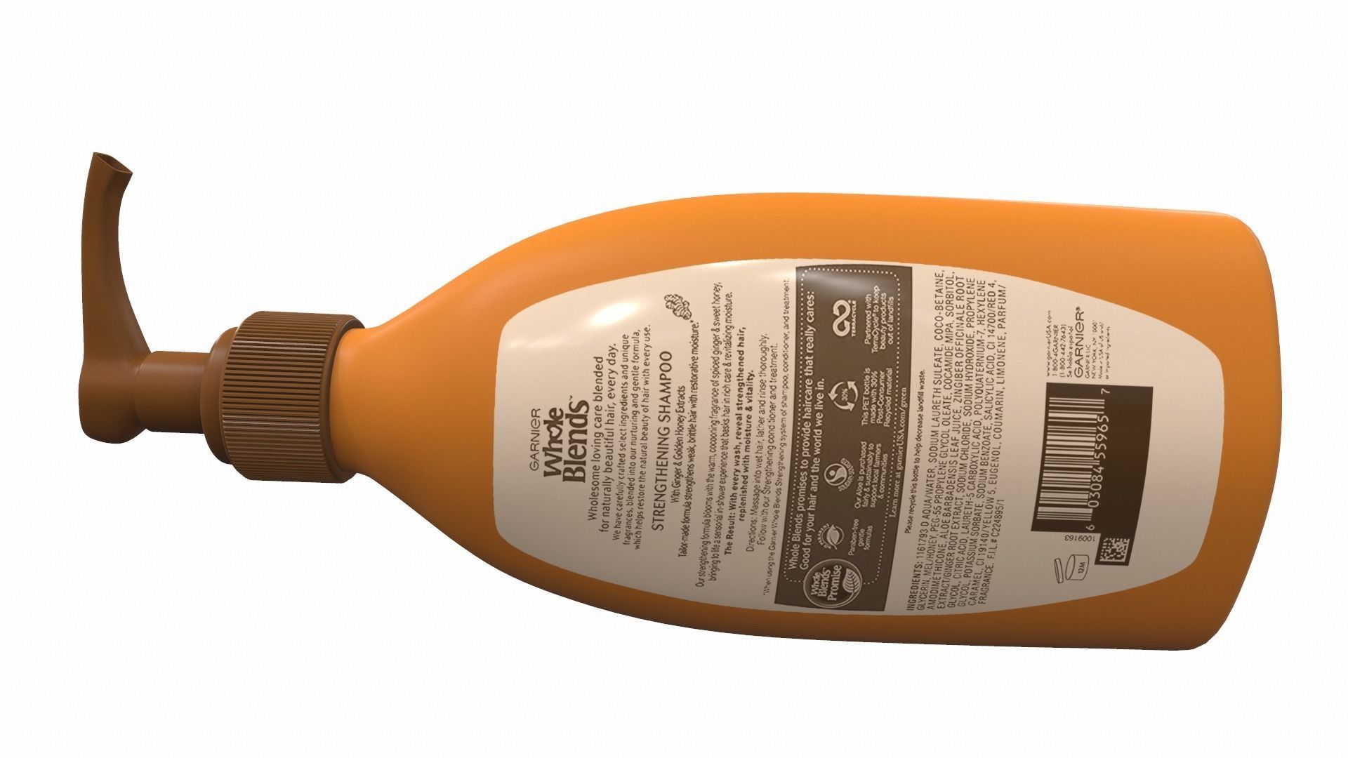 Shampoo whole maple 3D model_9