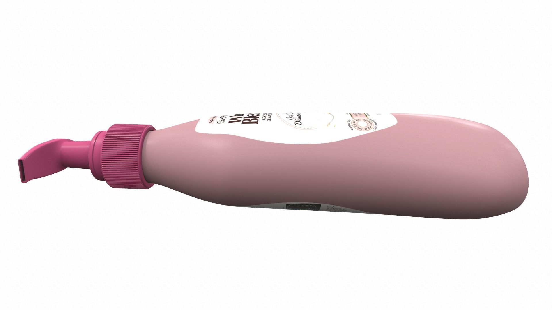 Shampoo whole milk 3D model_8