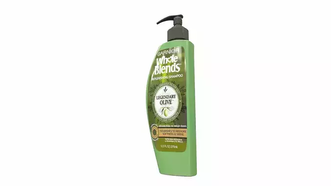 Shampoo whole olive 3D model