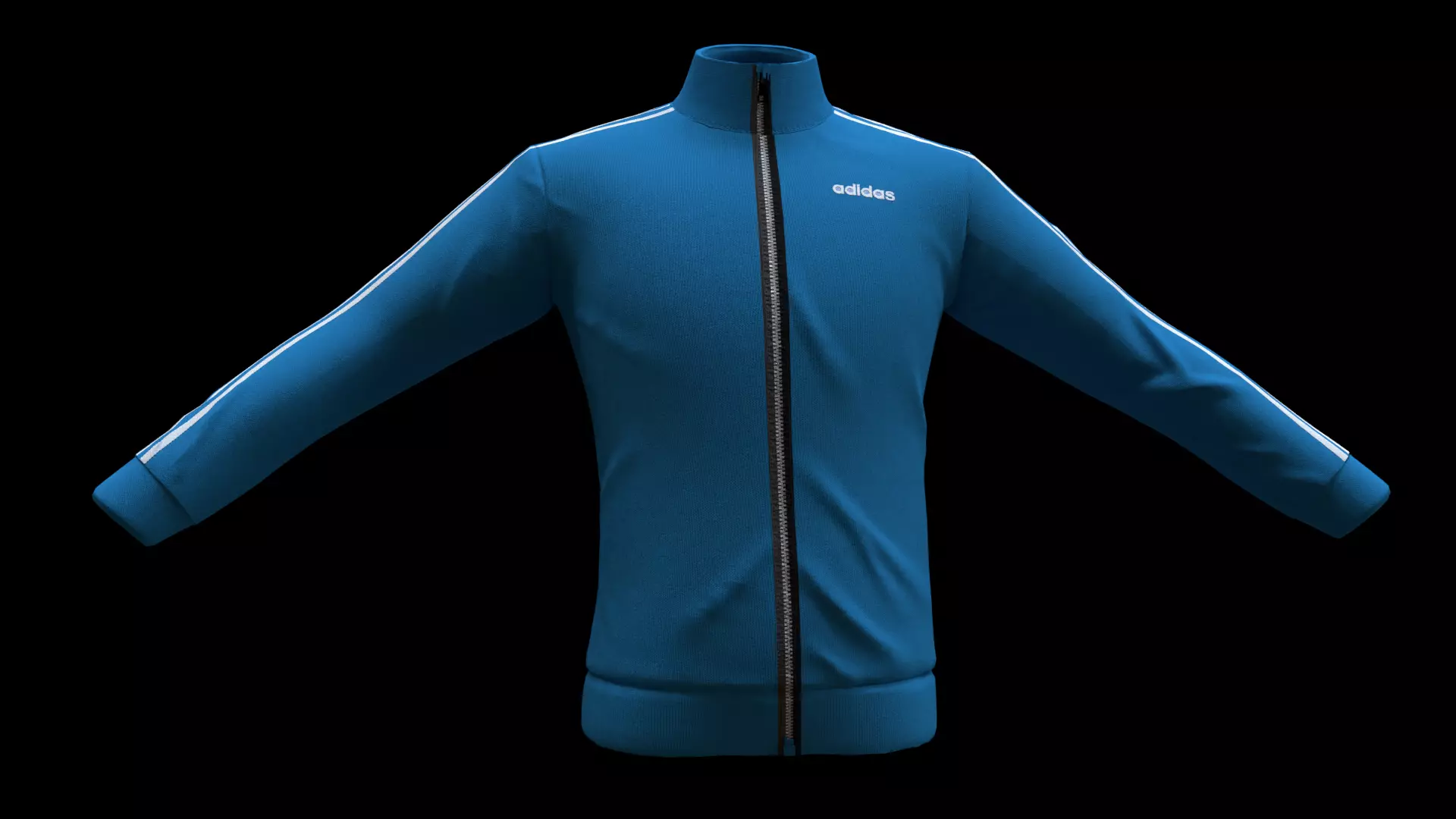adidas jacket Low-poly 3D model