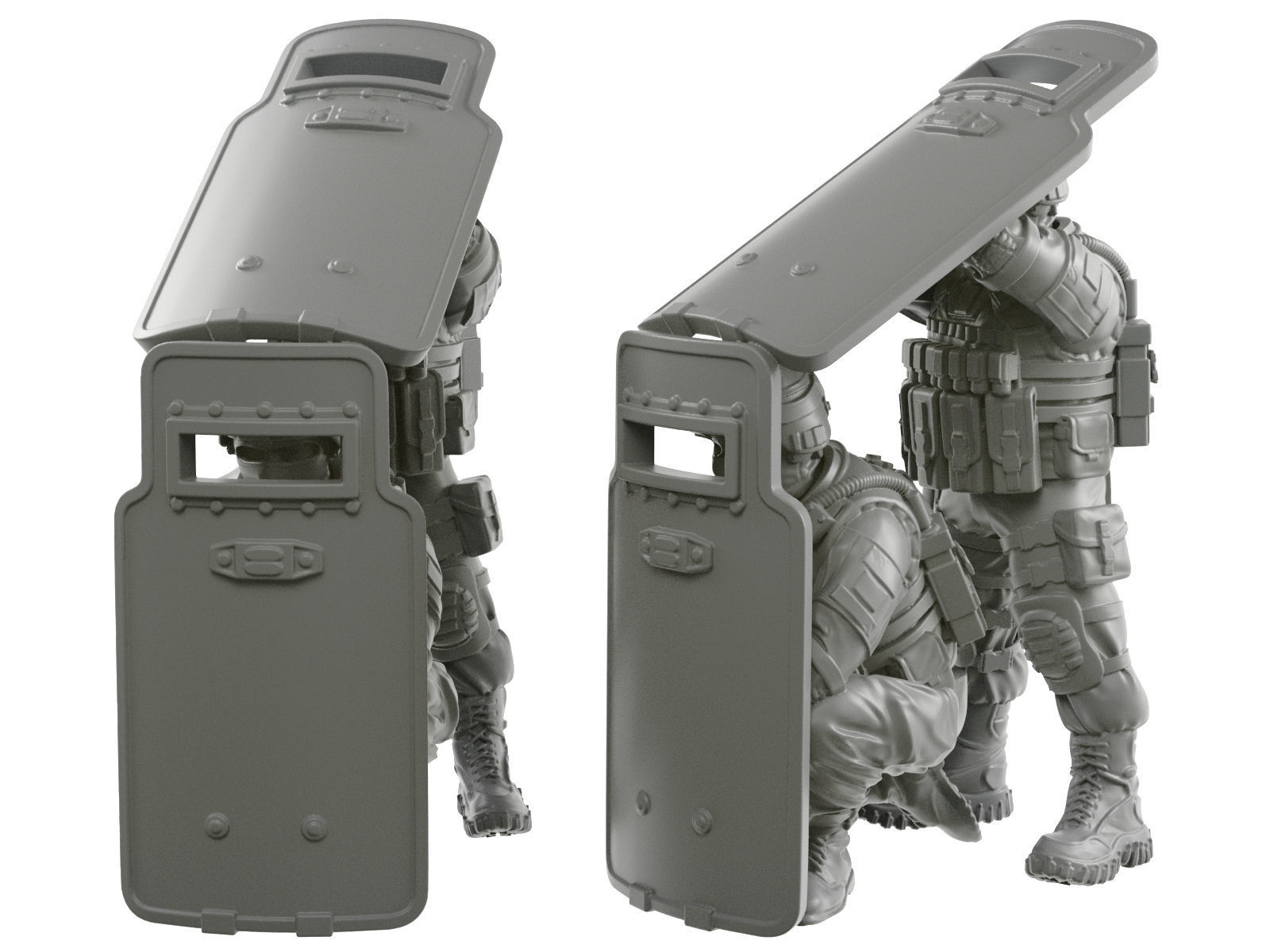 Riot Shields 3D print model_1