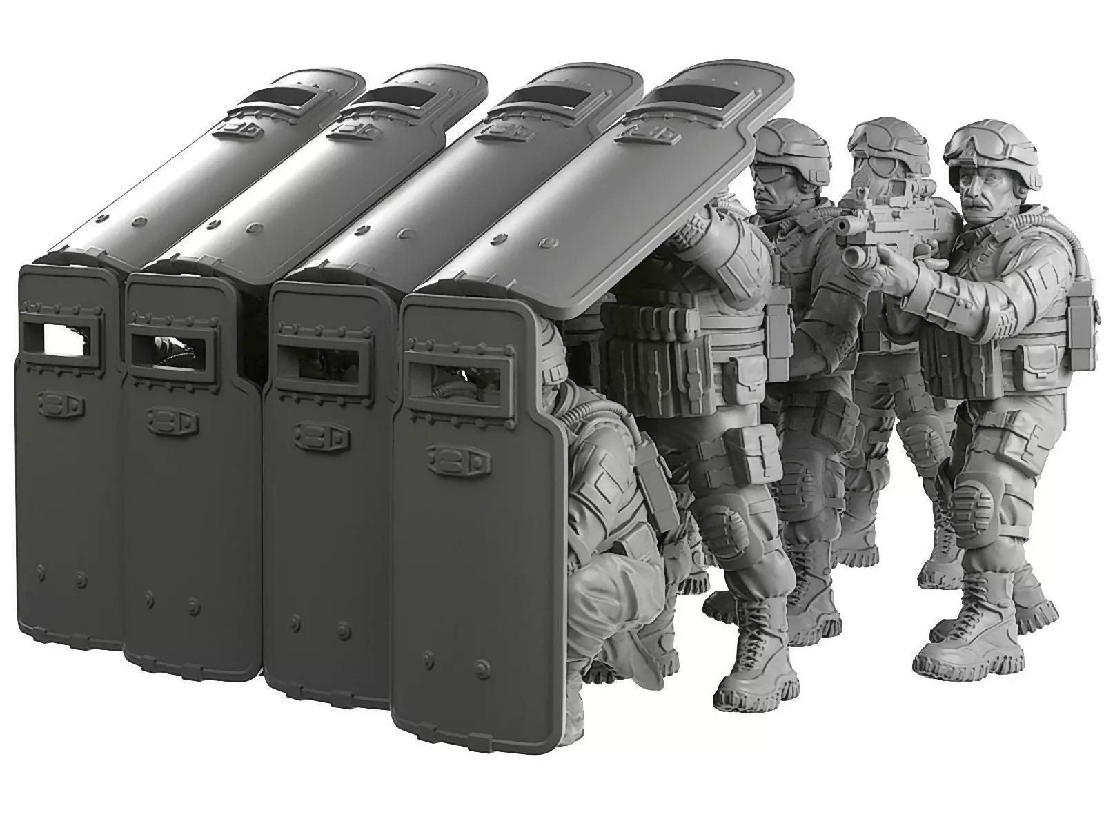 Riot Shields 3D print model_0