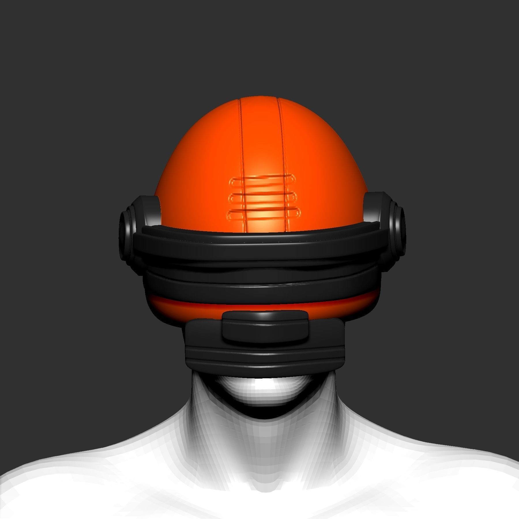 helmet high poly sculpt 3d printable ver 7 3D model 3D model_1