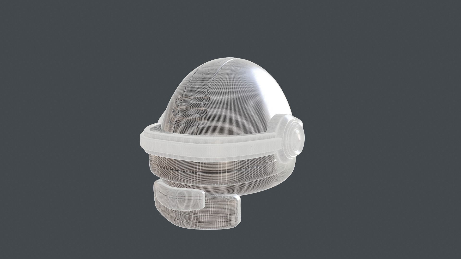 helmet high poly sculpt 3d printable ver 7 3D model 3D model_7