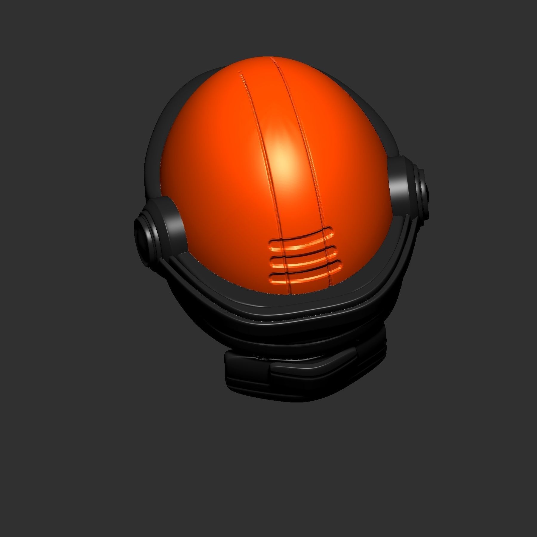 helmet high poly sculpt 3d printable ver 7 3D model 3D model_5