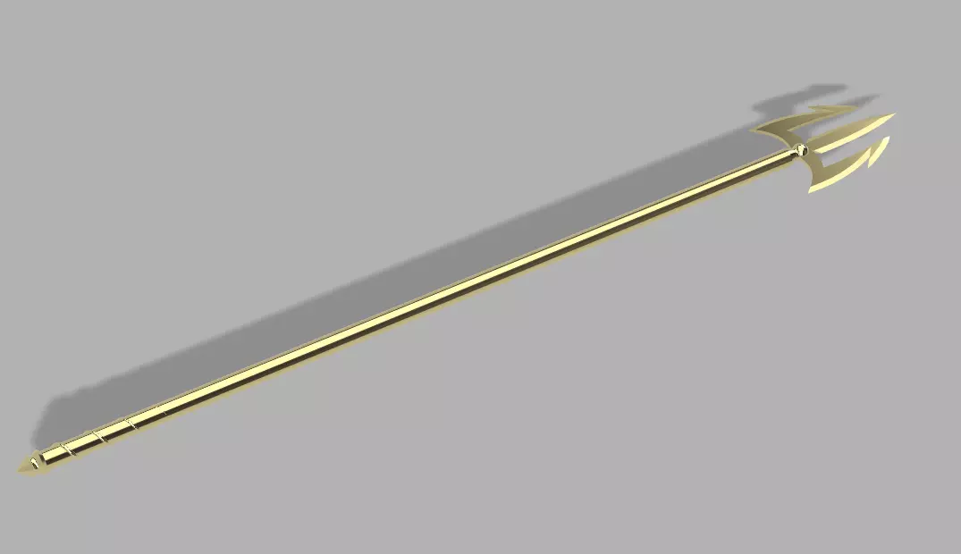 DCAU Aquaman Trident 3D print model_0