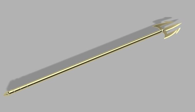 DCAU Aquaman Trident 3D print model