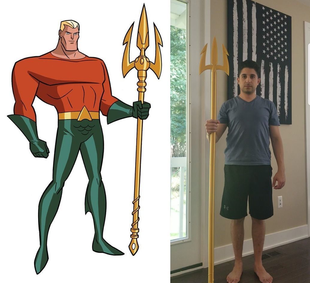 DCAU Aquaman Trident 3D print model_1