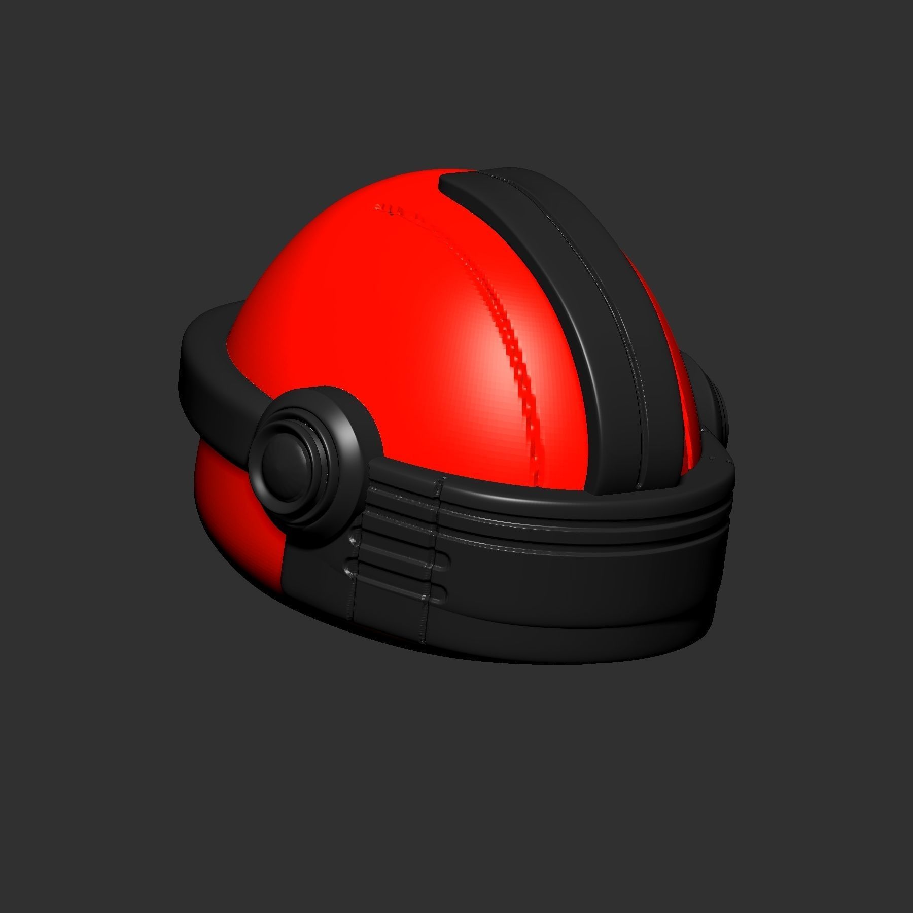 helmet high poly sculpt 3d printable ver 7 3D model 3D model_4
