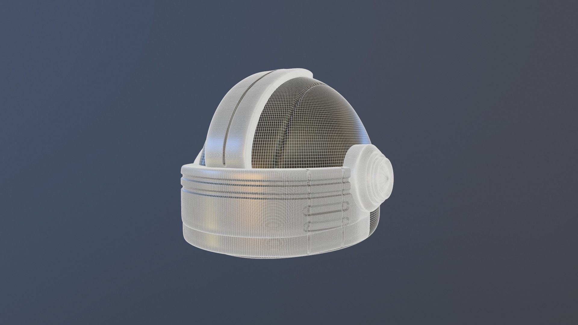 helmet high poly sculpt 3d printable ver 7 3D model 3D model_6