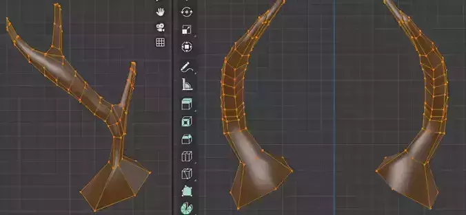 6 Point Deer Antlers in all 3D Formats