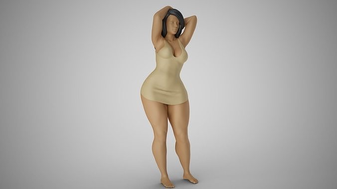 Confident Woman 3 3D print model