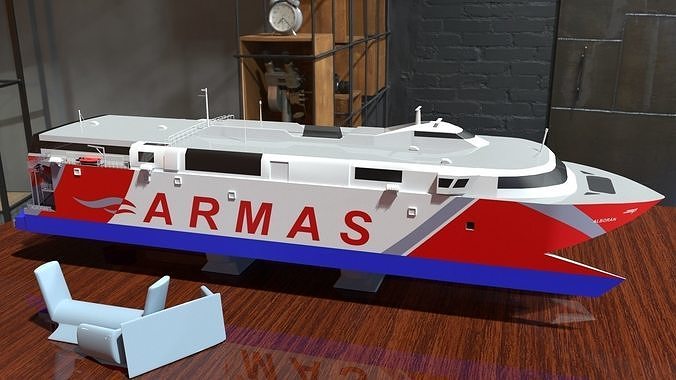 Alboran fastferry 3D model