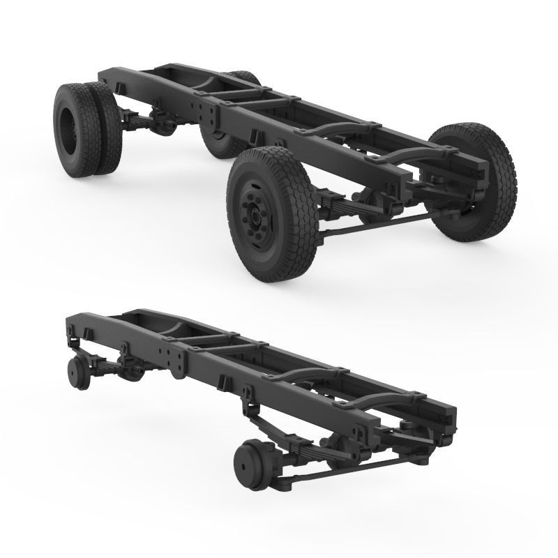 Chassis Mercedes Benz 3D print model_2