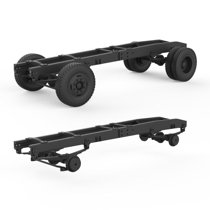 Chassis Mercedes Benz 3D print model_1