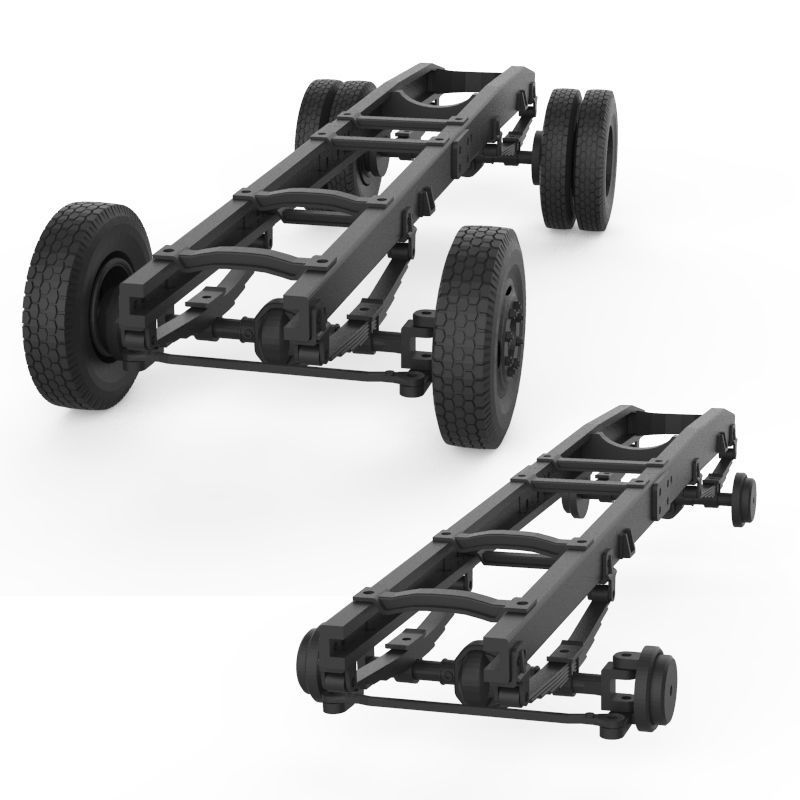 Chassis Mercedes Benz 3D print model_6
