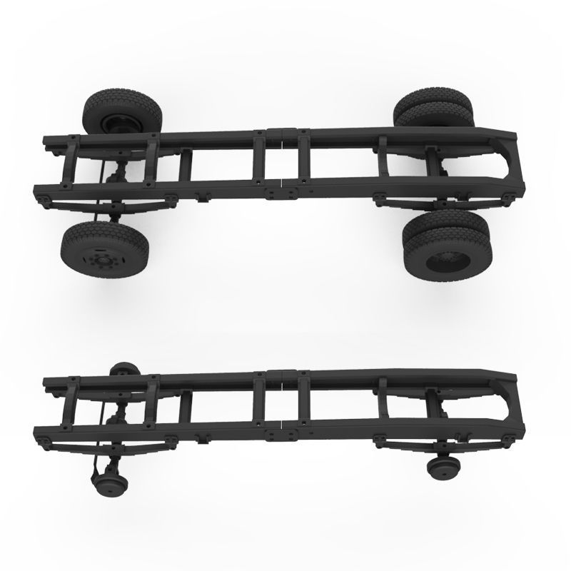 Chassis Mercedes Benz 3D print model_5