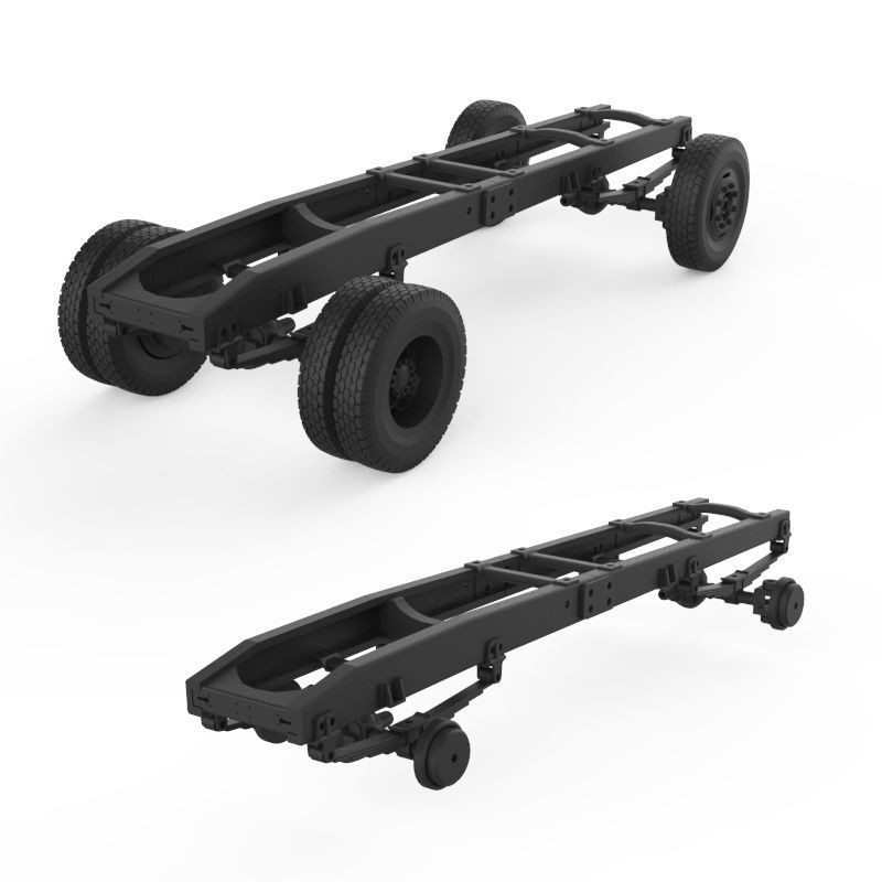 Chassis Mercedes Benz 3D print model_3