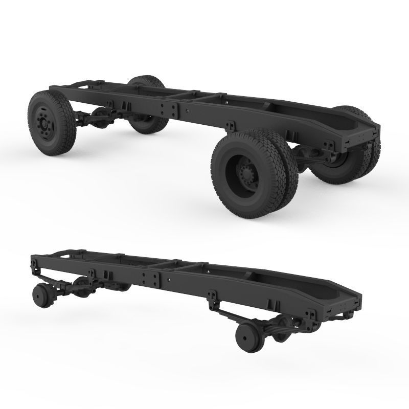 Chassis Mercedes Benz 3D print model_4