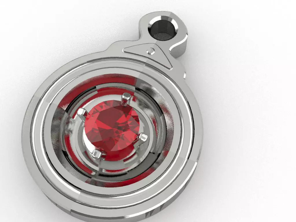 Pendant - Ruby Edition 3D print model_0