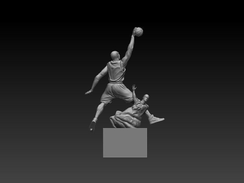 Michael Jordan - American  professional basketball player NBA 3D print model_6