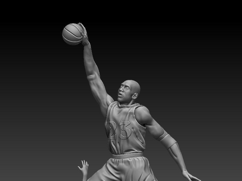 Michael Jordan - American  professional basketball player NBA 3D print model_1