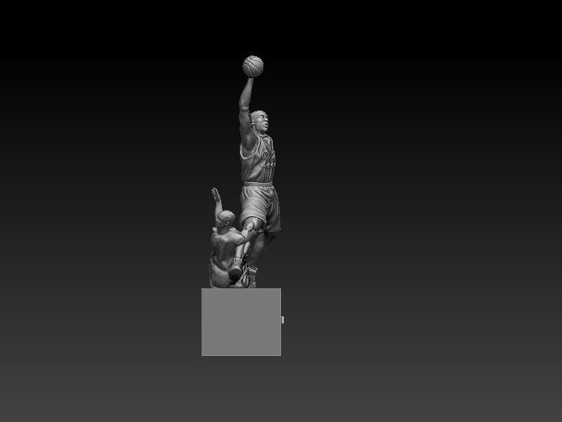 Michael Jordan - American  professional basketball player NBA 3D print model_3