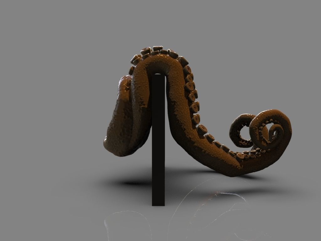 Lovecraft Tentacles Creature Holder 3D print model_9