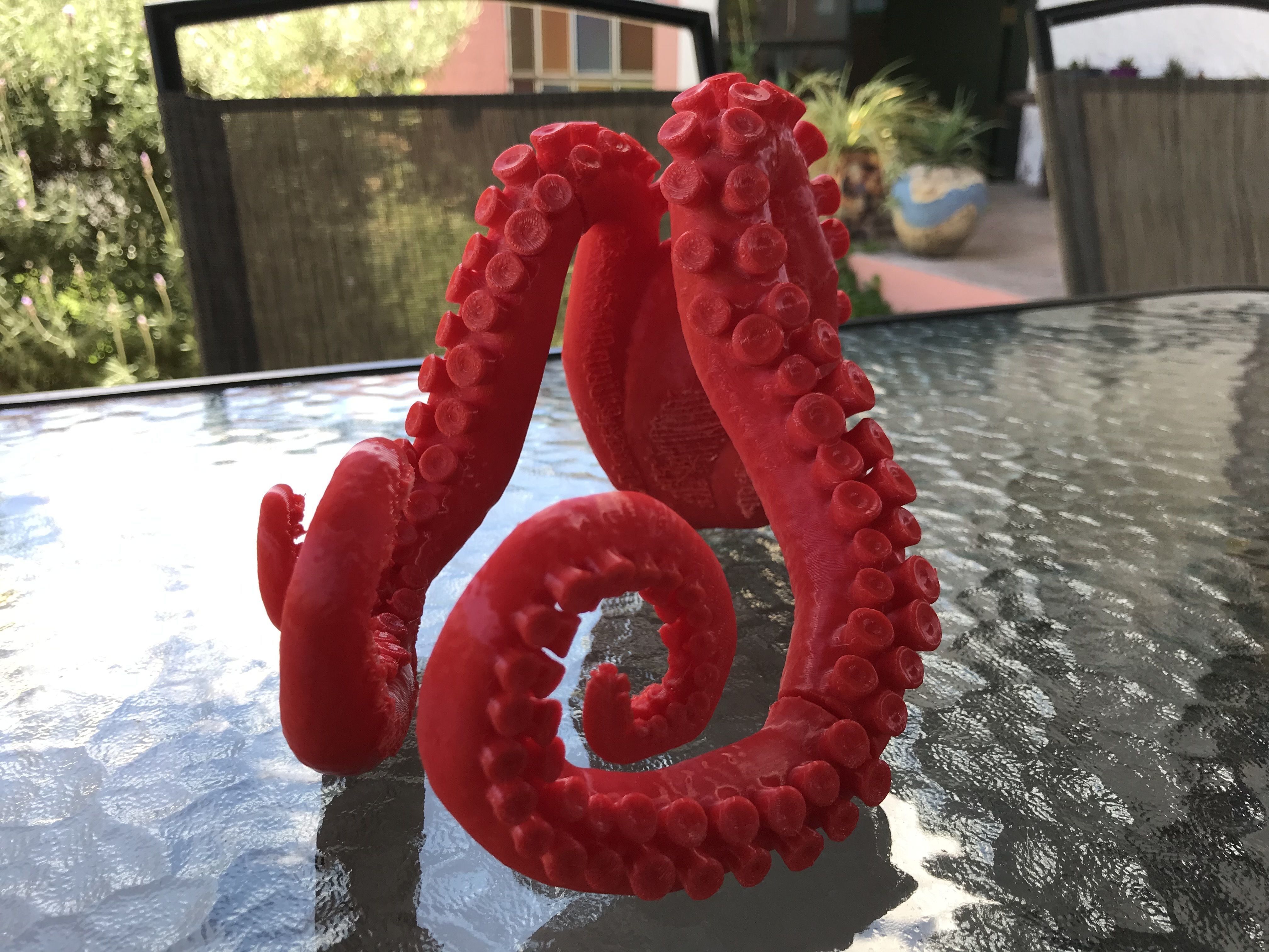 Lovecraft Tentacles Creature Holder 3D print model_37