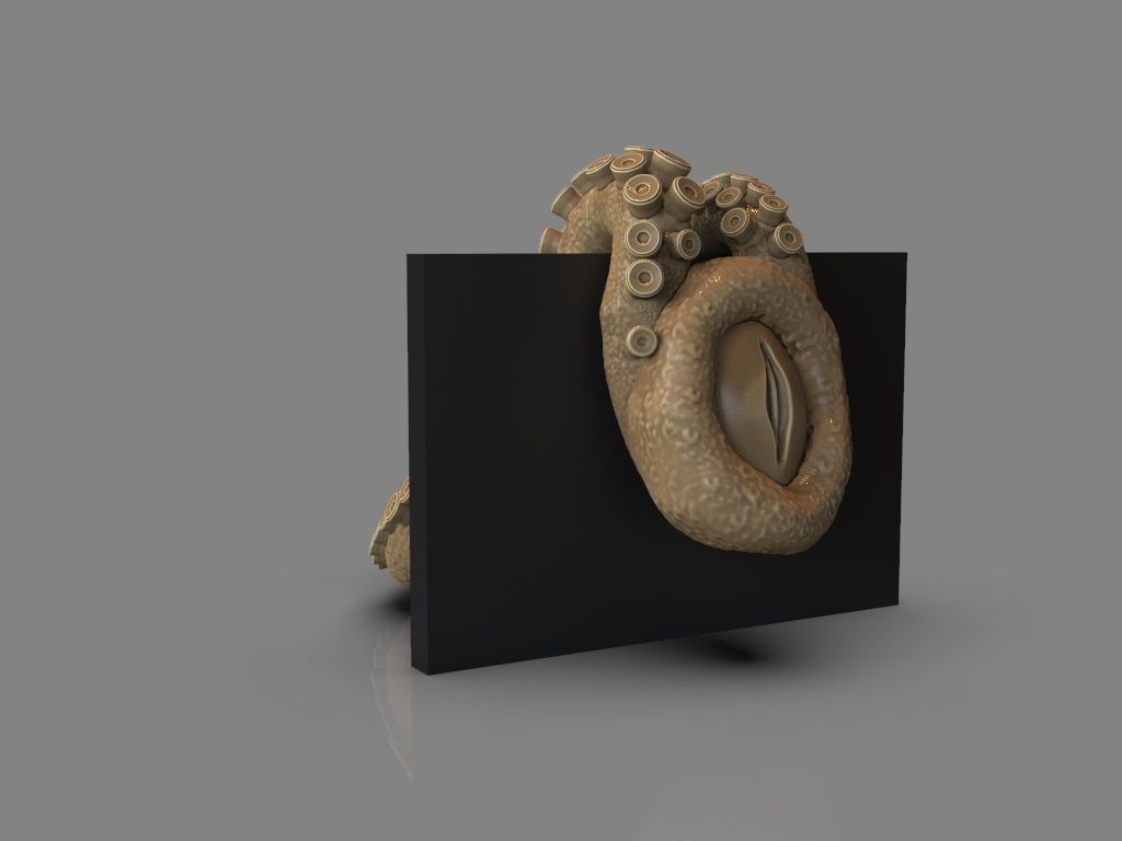 Lovecraft Tentacles Creature Holder 3D print model_1