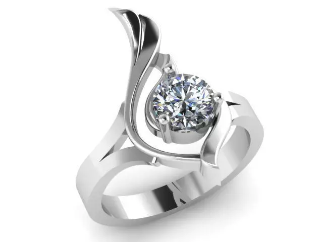womens ring Free 3D print model
