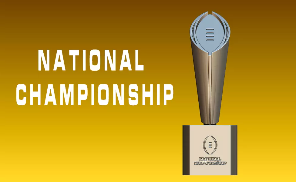 College Football Playoff National Championship Cup 3D print model_0
