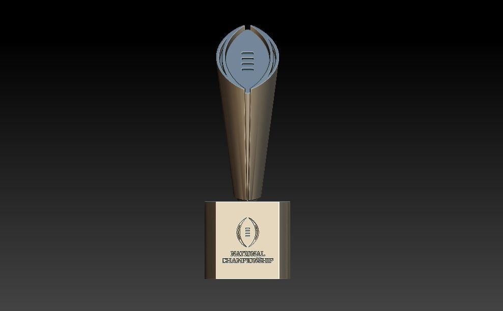 College Football Playoff National Championship Cup 3D print model_1