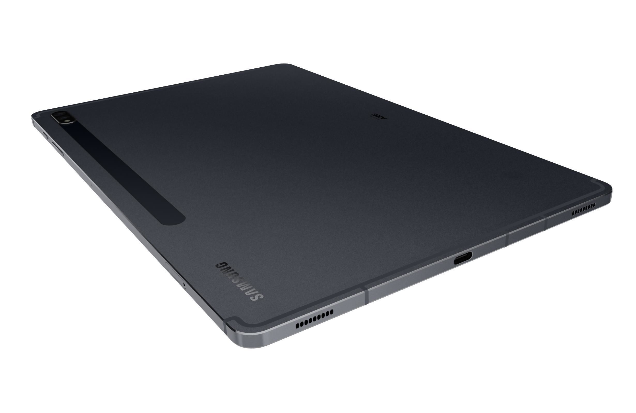 Samsung Galaxy Tab S7 Plus Mystic Black 3D model_13