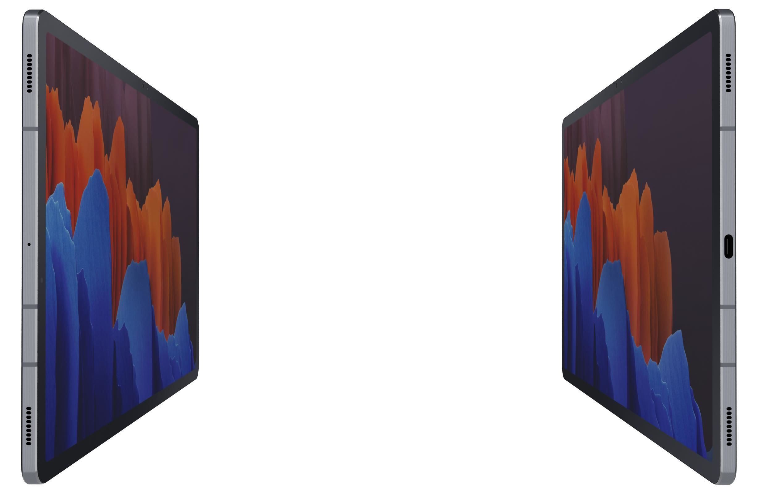 Samsung Galaxy Tab S7 Plus Mystic Black 3D model_9