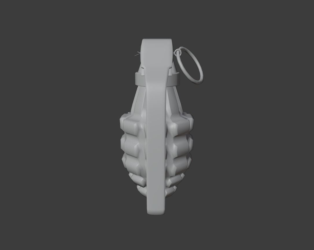 pineapple grenade 3D model_13