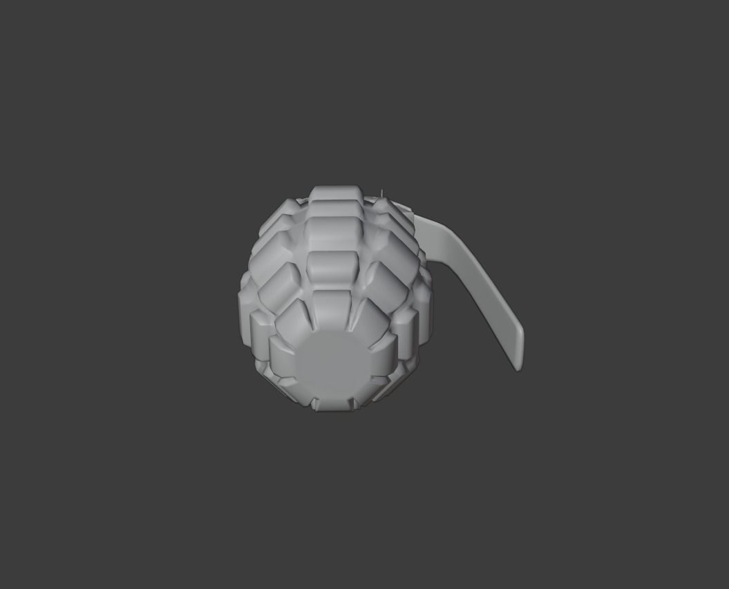pineapple grenade 3D model_15