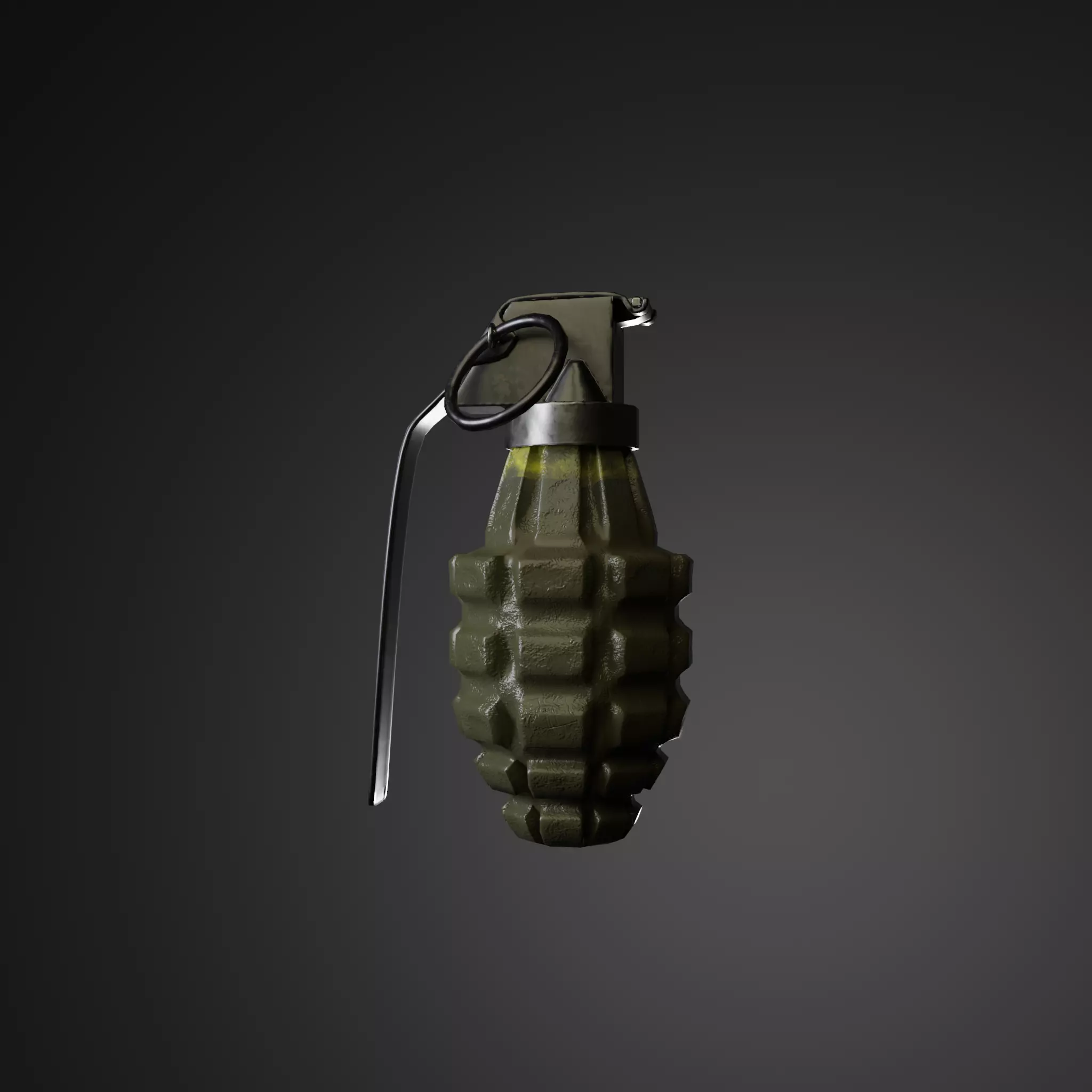 pineapple grenade 3D model_0
