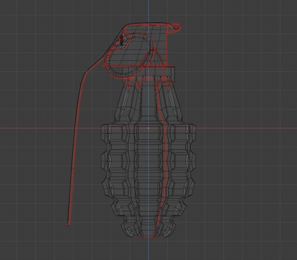 pineapple grenade 3D model_18